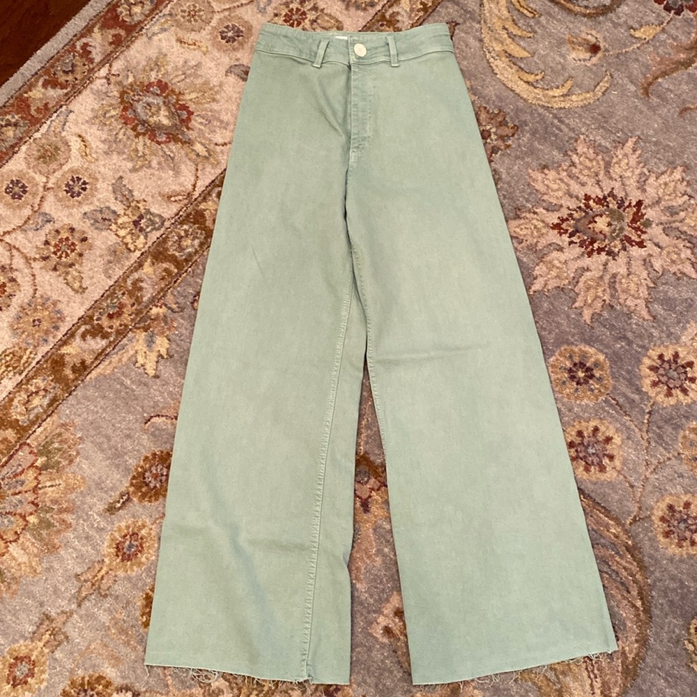 ⭐️ NWOT ⭐️ Zara light green jeans, size 4